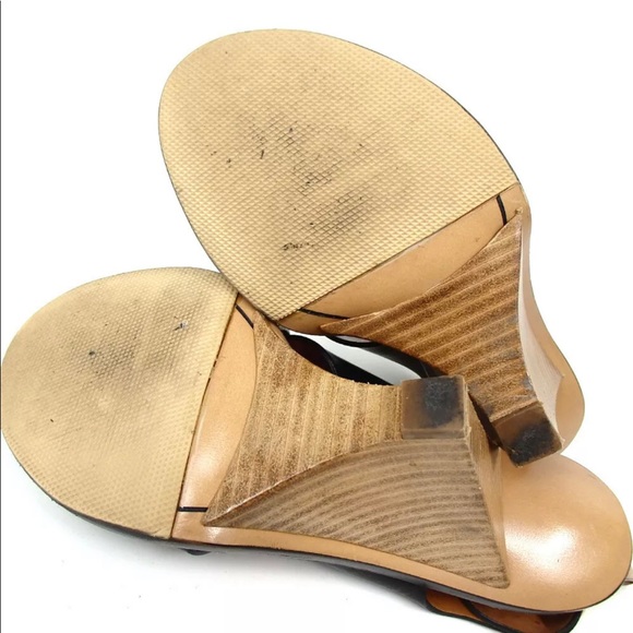 Chloe wedges sandals leather - Picture 8 of 8